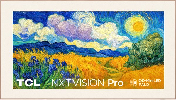 Телевизор TCL 65" 65A400 Pro, бежевый, QLED, 3840x2160 4K Ultra HD, 144 Гц, Google TV, 3 ГБ/32 ГБ