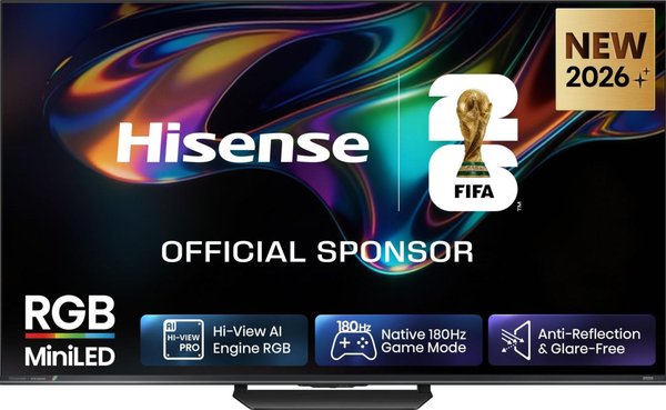 Телевизор Hisense 65'' RGB Mini-LED UHD Smart TV HomeOS U9.5 Charcoal grey