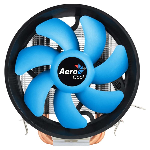 Кулер для процессора AeroCool/Formula Verkho 3 Plus серебристый, 120 мм, алюминий/медь, 2000 об/мин, 26.7 дБ, 4 pin, 125 Вт, 134 мм