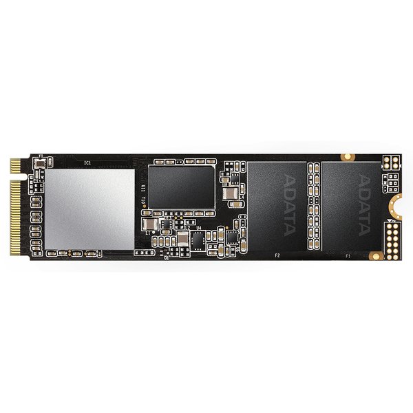Накопитель SSD XPG SX8200 Pro, 512 Gb, PCIe 3.0 x4, M.2 2280, NVMe, R/W 3350/2350, с радиатором