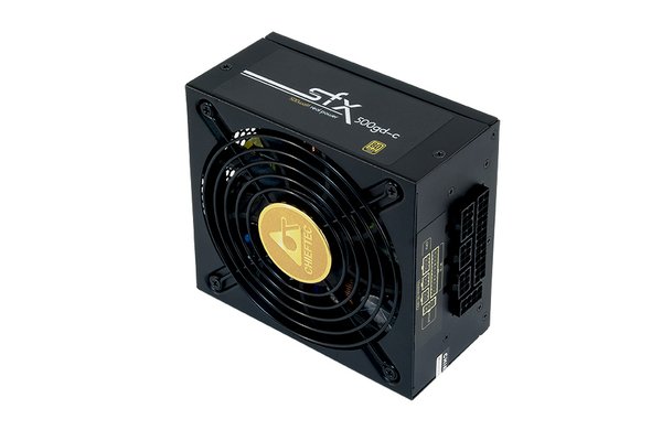 Блок питания Chieftec Compact CSN-550C Retail, 550Вт, 80 PLUS Gold, 80мм, модульный, черный