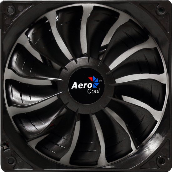 Вентилятор для корпуса Aerocool/Formula Force 12 PWM черный, 120 мм, 1500 об/мин, 27.5 дБ, 4 pin