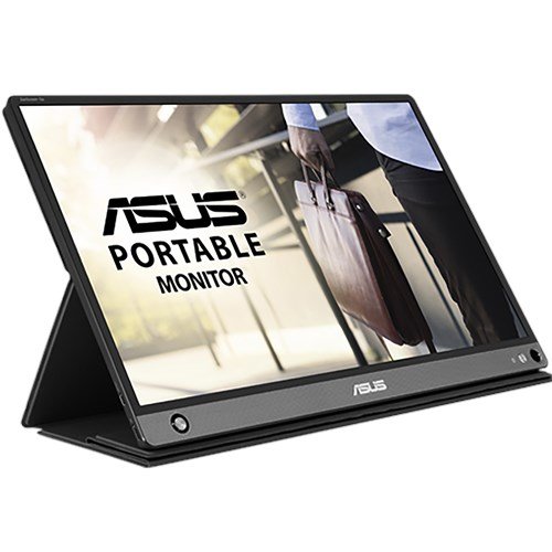 Монитор 15.6" ASUS ZenScreen MB16AHP IPS 1920x1080, 60 Гц, 5 мс, 16:9, 250 кд/м², micro HDMI, USB-C, динамики, черный