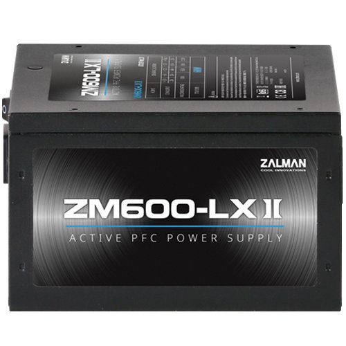 Блок питания Zalman ZM600-LXII RTL, 600Вт, 120мм, черный