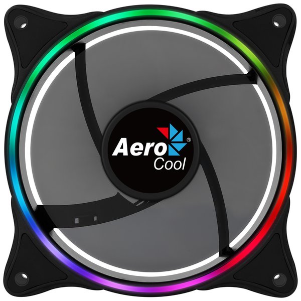 Вентилятор для корпуса Aerocool/Formula Eclipse 12 черный, 120 мм, 1200 об/мин, 19.8 дБ, 6 pin