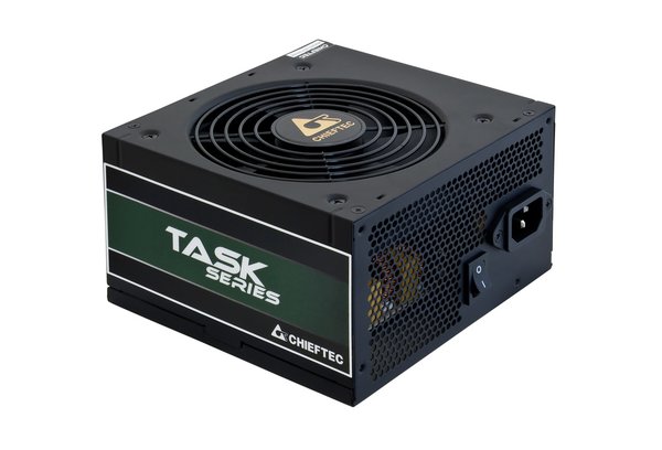 Блок питания Chieftec Task TPS-600S, 600Вт, 80 PLUS Bronze, 120мм, черный