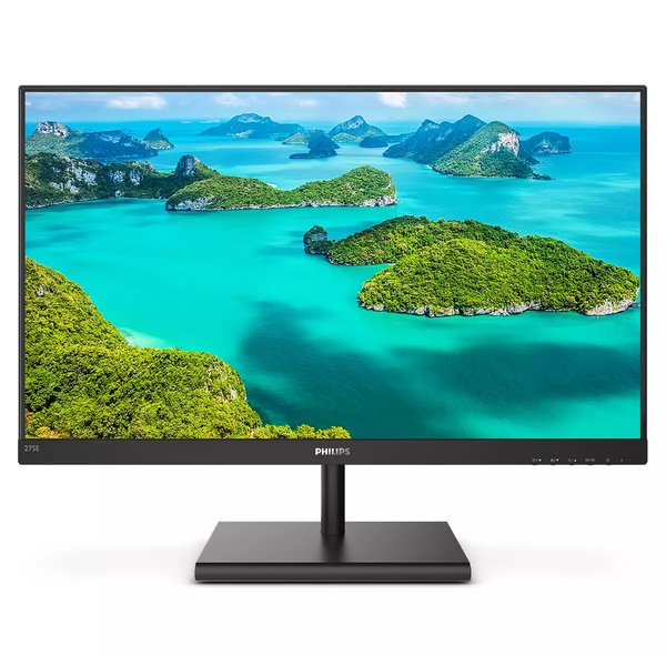 Монитор 27" Philips 275E1S IPS 2560x1440, 75 Гц, 4 мс, 250 кд/м2, 16:9, 1xHDMI, 1xDP, 1x3.5 мм, черный