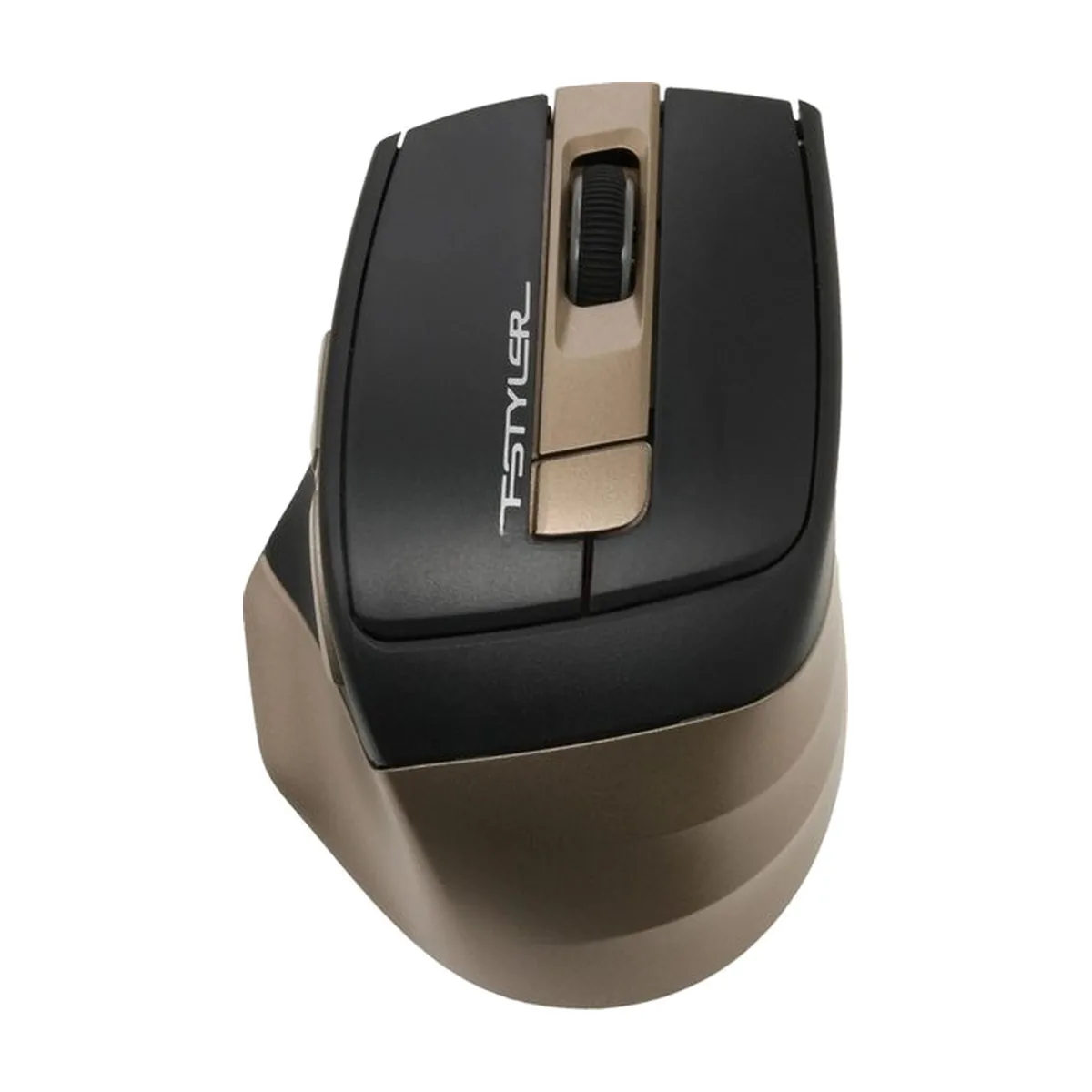 Мышь беспроводная A4Tech Fstyler FG35 золотистый/черный, 2000 dpi, радиоканал, USB, кнопки - 6