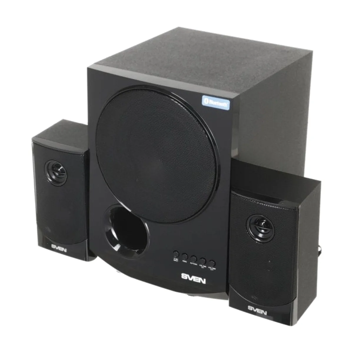 Акустическая система 2.1 SVEN MS-2080/70 Watt/~220V 50Hz/FM-тюнер, USB/SD, дисплей/BLUETOOTH/ПДУ/Black