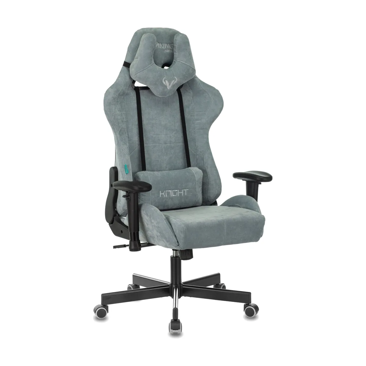Кресло Бюрократ VIKING KNIGHT LT28 FABRIC серо-голубой, ткань, 120 кг, механизм качания