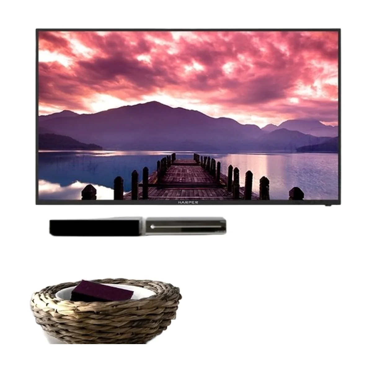 Телевизор Harper 55" 55U660TS черный LED 4K UHD 60Hz Smart TV Android 2GB/32GB
