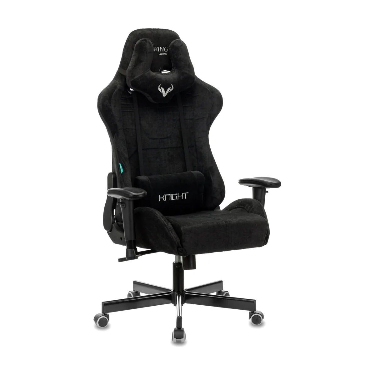 Кресло Бюрократ VIKING KNIGHT LT20 FABRIC черный, ткань, 120 кг, механизм качания