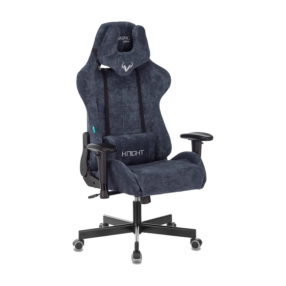 Кресло Бюрократ VIKING KNIGHT LT27 FABRIC синий, ткань, 120 кг, механизм качания