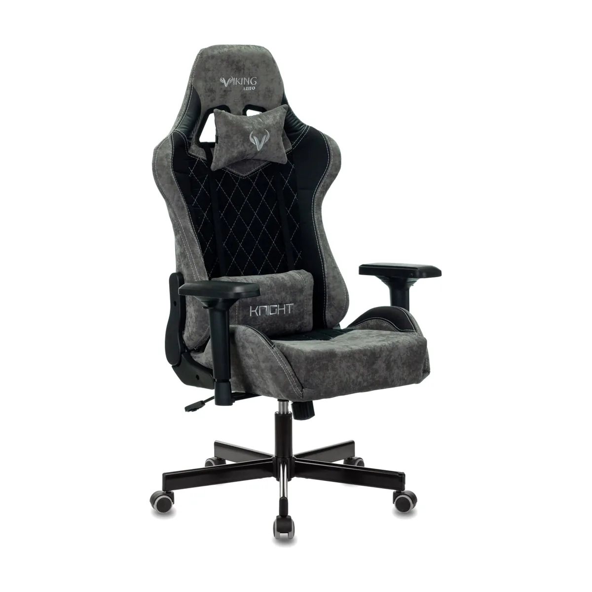Кресло Бюрократ VIKING 7 KNIGHT B FABRIC черный, ткань, 120 кг, механизм качания