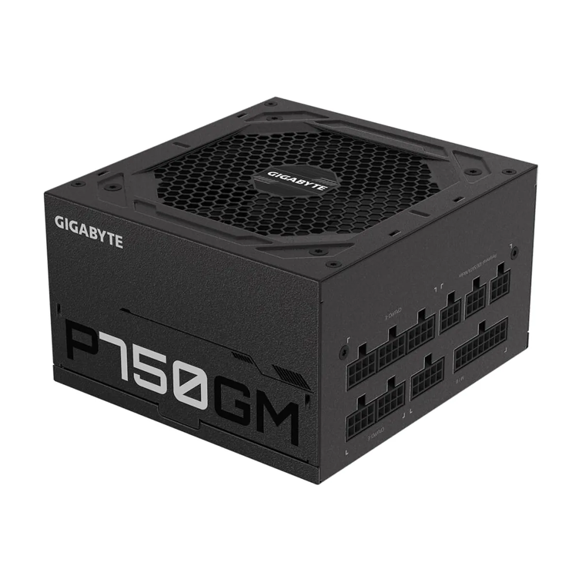 Блок питания Gigabyte P750GM (GP-P750GM), 750Вт, 80 PLUS Gold, 120мм, модульный, черный