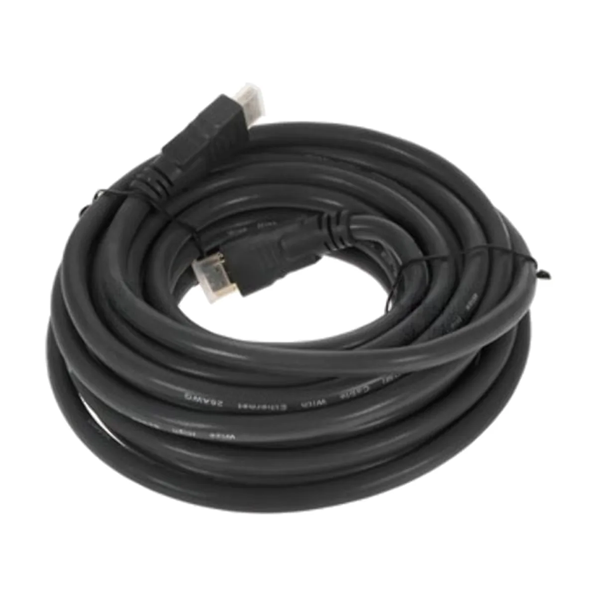 Кабель HDMI CP-HM-HM-7.5M Wize, 7.5 м, v.2.0, K-Lock, soft cable, 19M/19M, позол.разъемы, экран, темно-серый, пакет