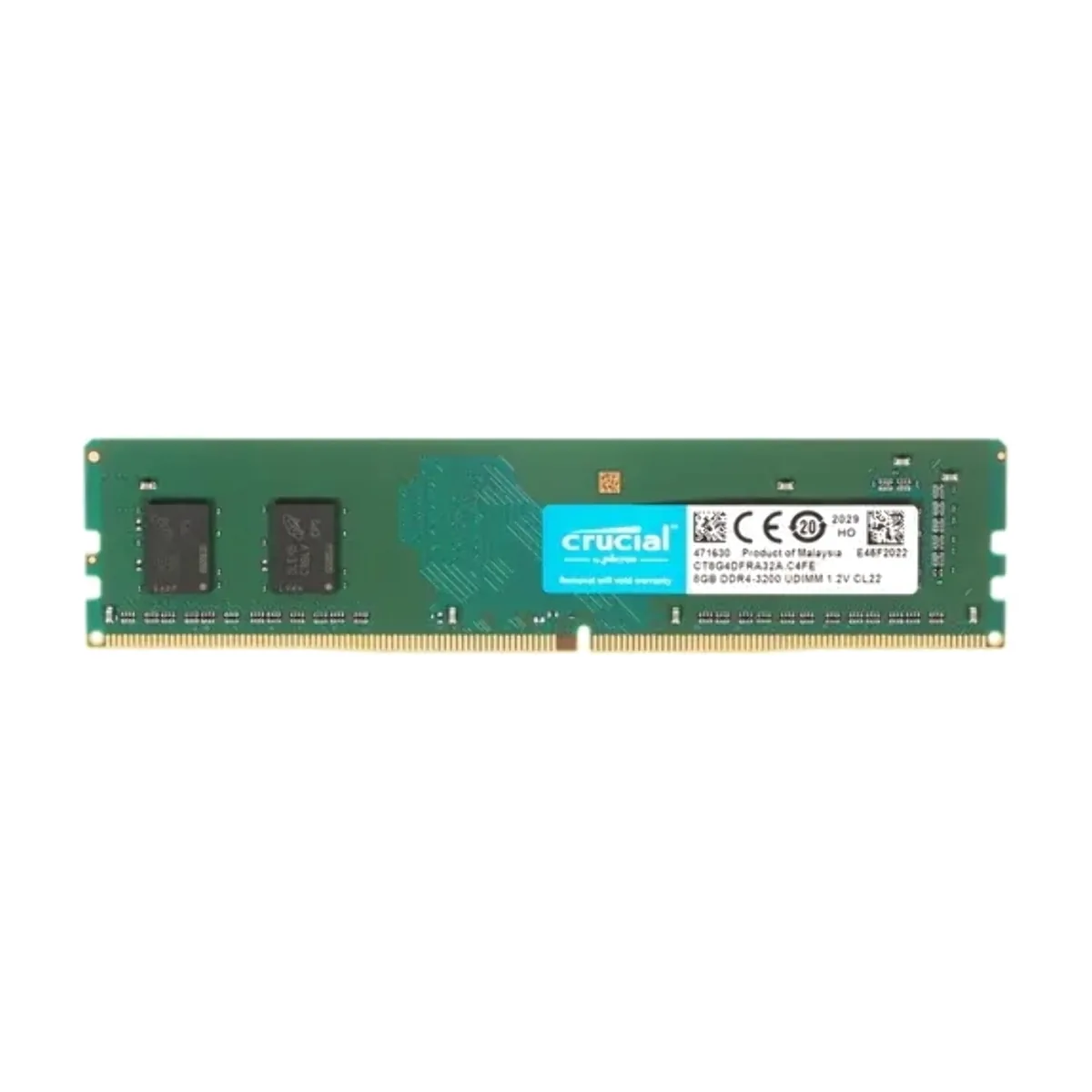 Оперативная память Crucial, DDR4, 8GB (1x8GB), 3200MHz, CL22, DIMM