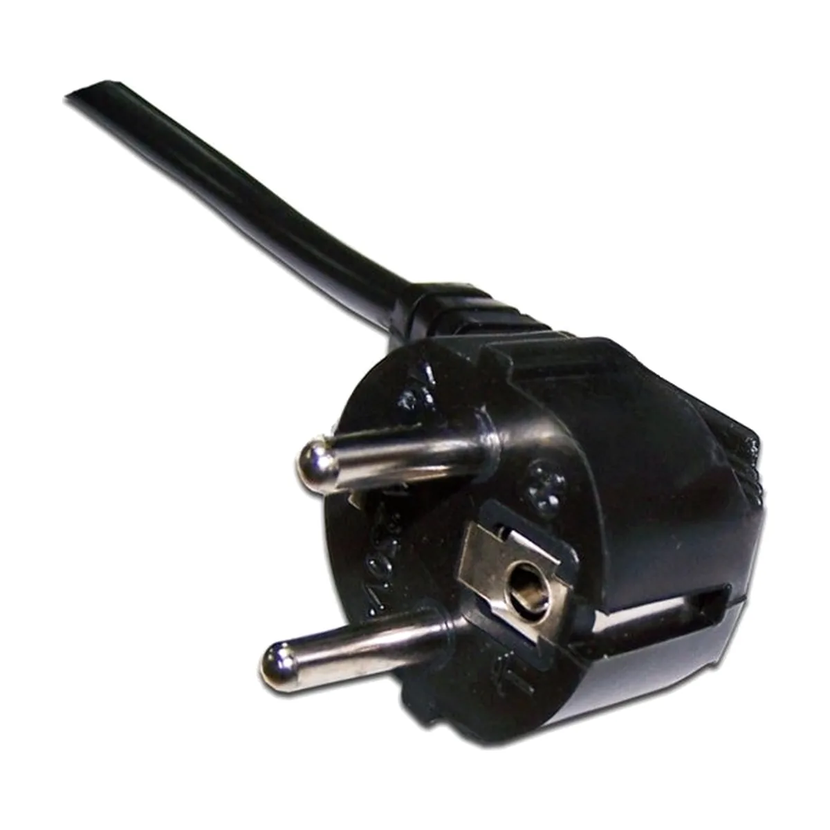 Шнур питания Lanmaster C19-Schuko угловая, 3х1.5, 220В, 16А, черный, 3 метра