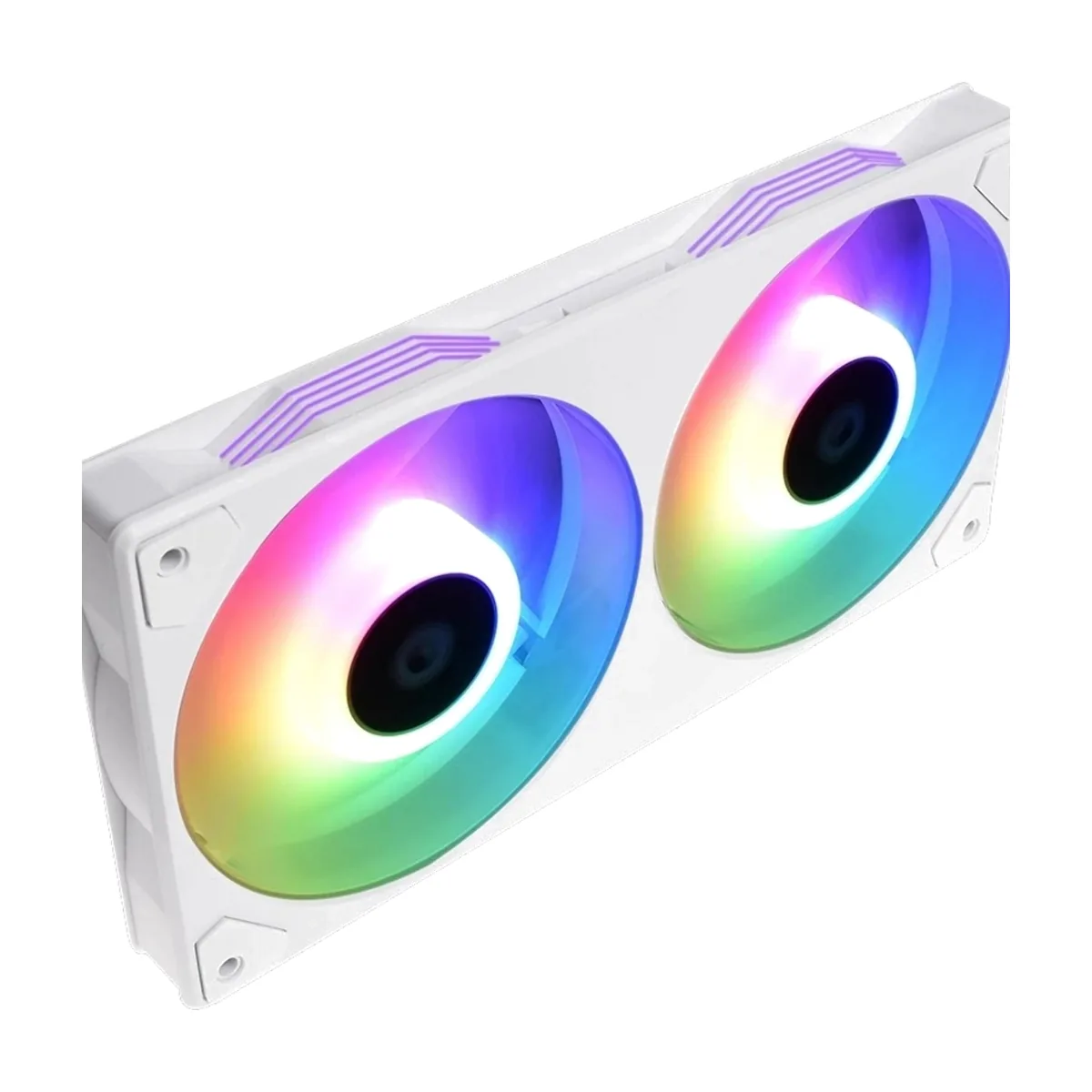 Вентилятор ID-COOLING ICEFAN 240 ARGb SNOW белый 120мм 2000rpm 31db 4-pin