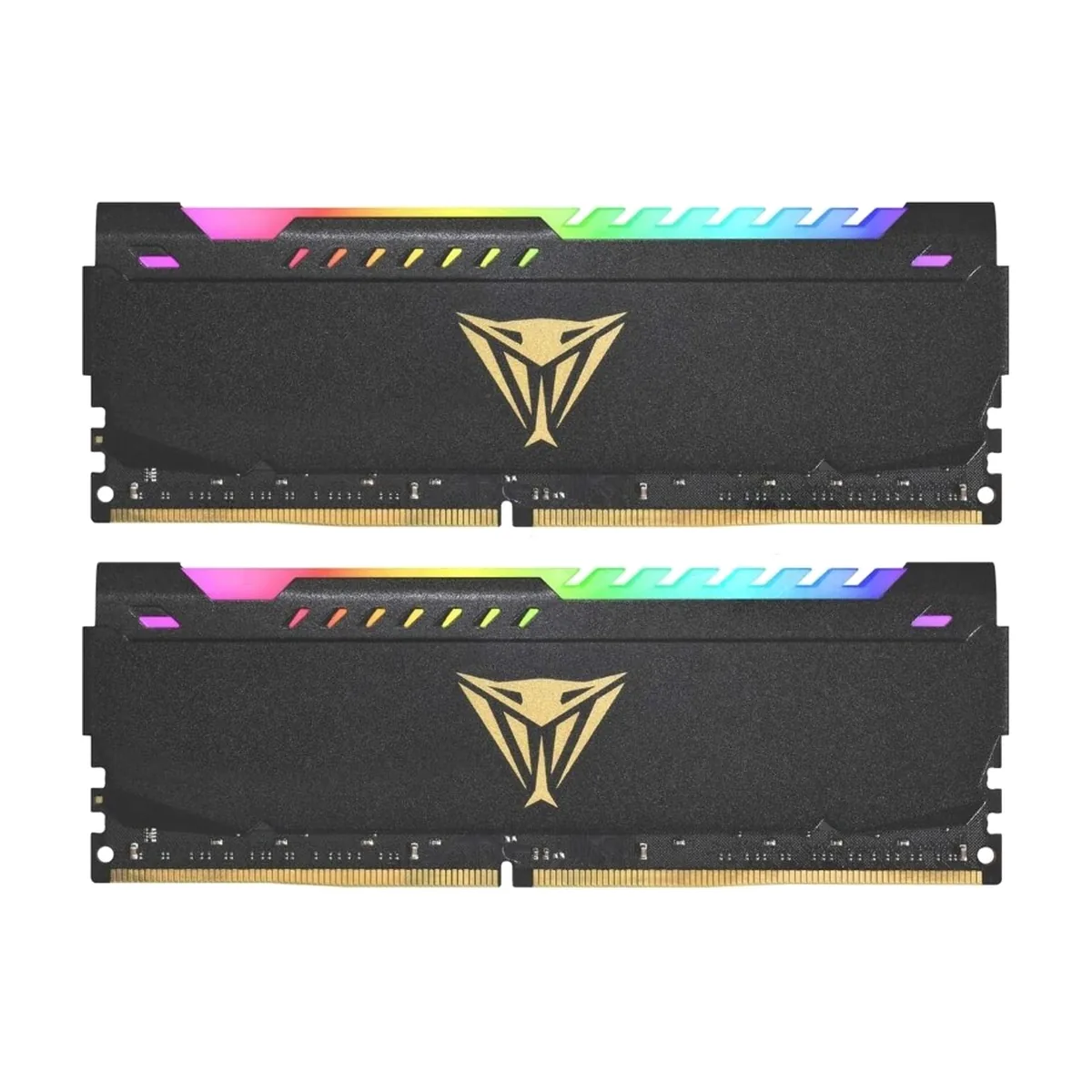 Оперативная память Patriot Viper Steel, DDR4, 16GB (2x8GB), 3600MHz, CL20, DIMM, с радиатором, RGB, черный