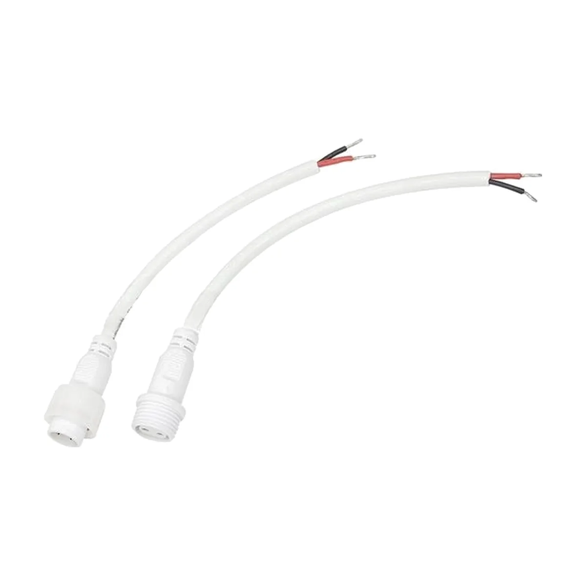 Соединительный кабель Rexant (2pin) герметичный (IP67) 2х1,0 мм² белый