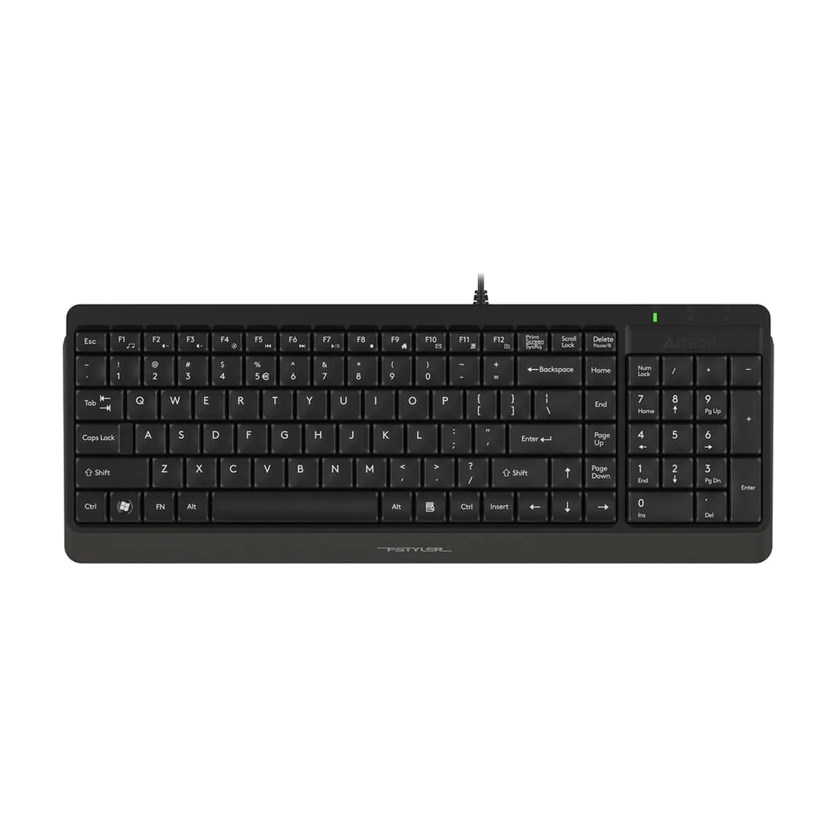 Клавиатура проводная A4Tech Fstyler FK15, USB, черный