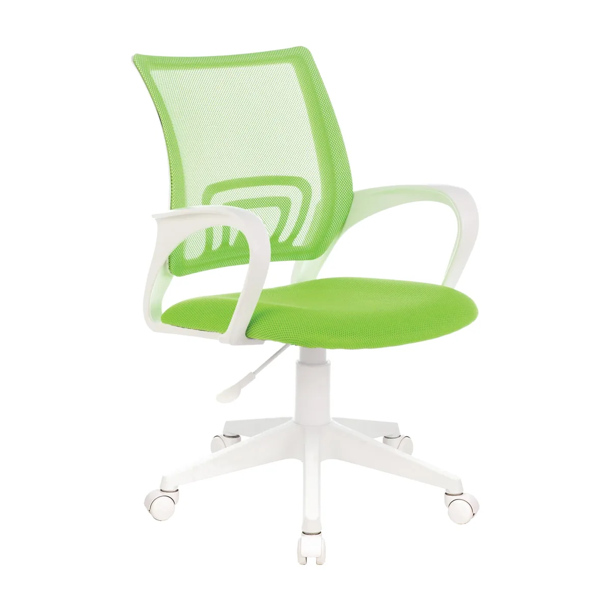 Кресло Бюрократ CH-W695NLT TW-03A TW-18 салатовый, сетка/ткань, 120 кг, механизм качания