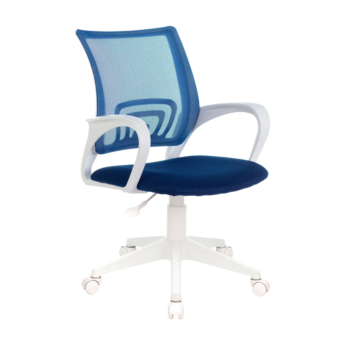 Кресло Бюрократ CH-W695NLT TW-05N TW-10N темно-синий, сетка/ткань, 120 кг, механизм качания