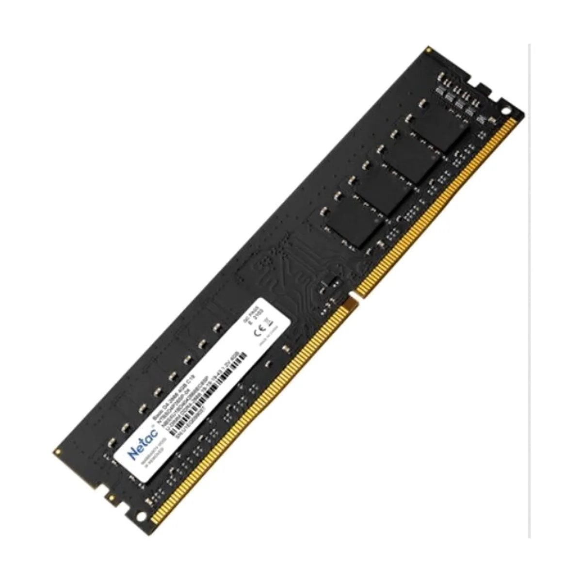 Оперативная память NETAC Basic, DDR4, 4GB (1x4GB), 2666MHz, CL19, DIMM