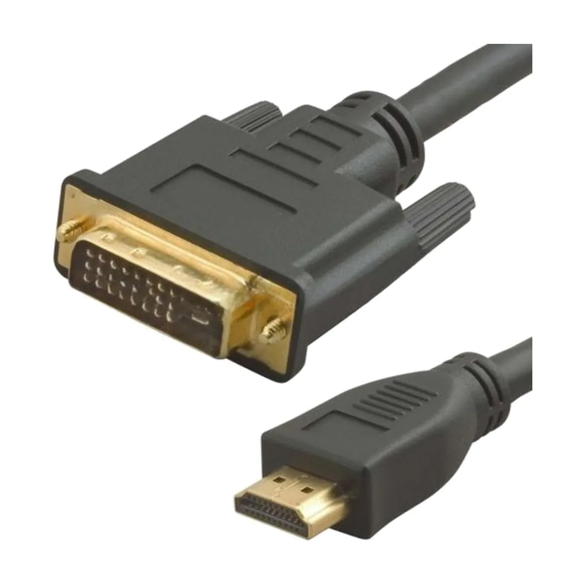 Кабель аудио-видео Lazco WH-141 HDMI (m)/DVI-D(m) 20м. позолоченные контакты черный (WH-141(20M))