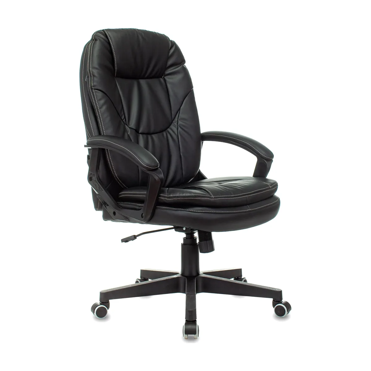 Кресло Бюрократ CH-868N Leather Venge черный, экокожа