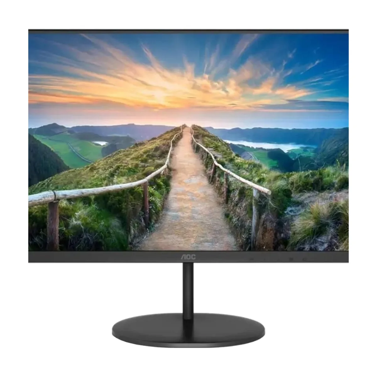 Монитор 23.8" AOC Q24V4EA IPS 2560x1440, 75 Гц, 4 мс, 16:9, 250 кд/м², HDMI, DisplayPort, встроенные динамики, черный
