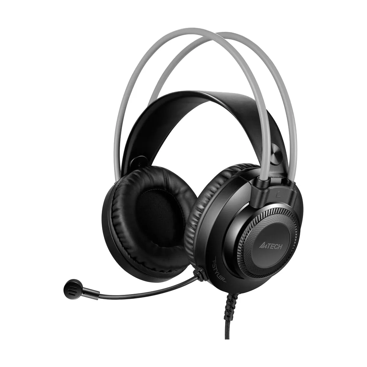 Гарнитура A4Tech Fstyler FH200U серый, проводная