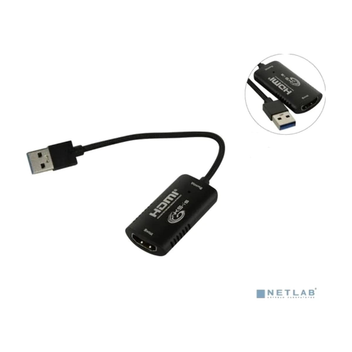Устройство видеозахвата KS-is KS-489 HDMI USB 3.0 макси