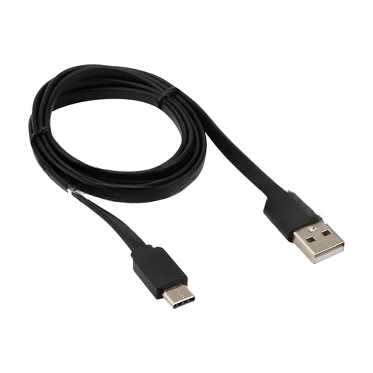Кабель USB-Type-C Rexant 2,4A/PVC/flat/1м