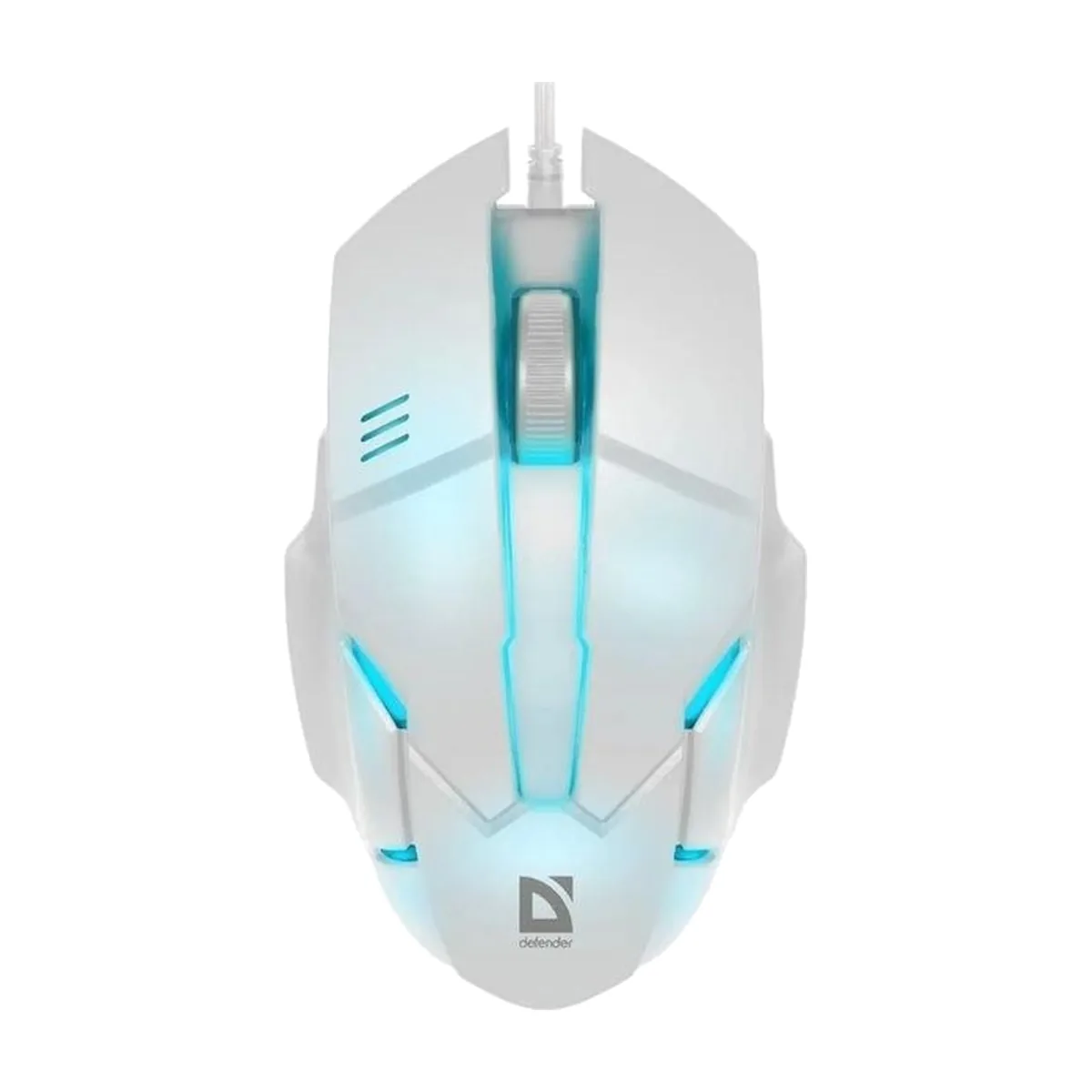 Мышь проводная Defender Host MB-982 белый, 1000 dpi, USB, кнопки - 3