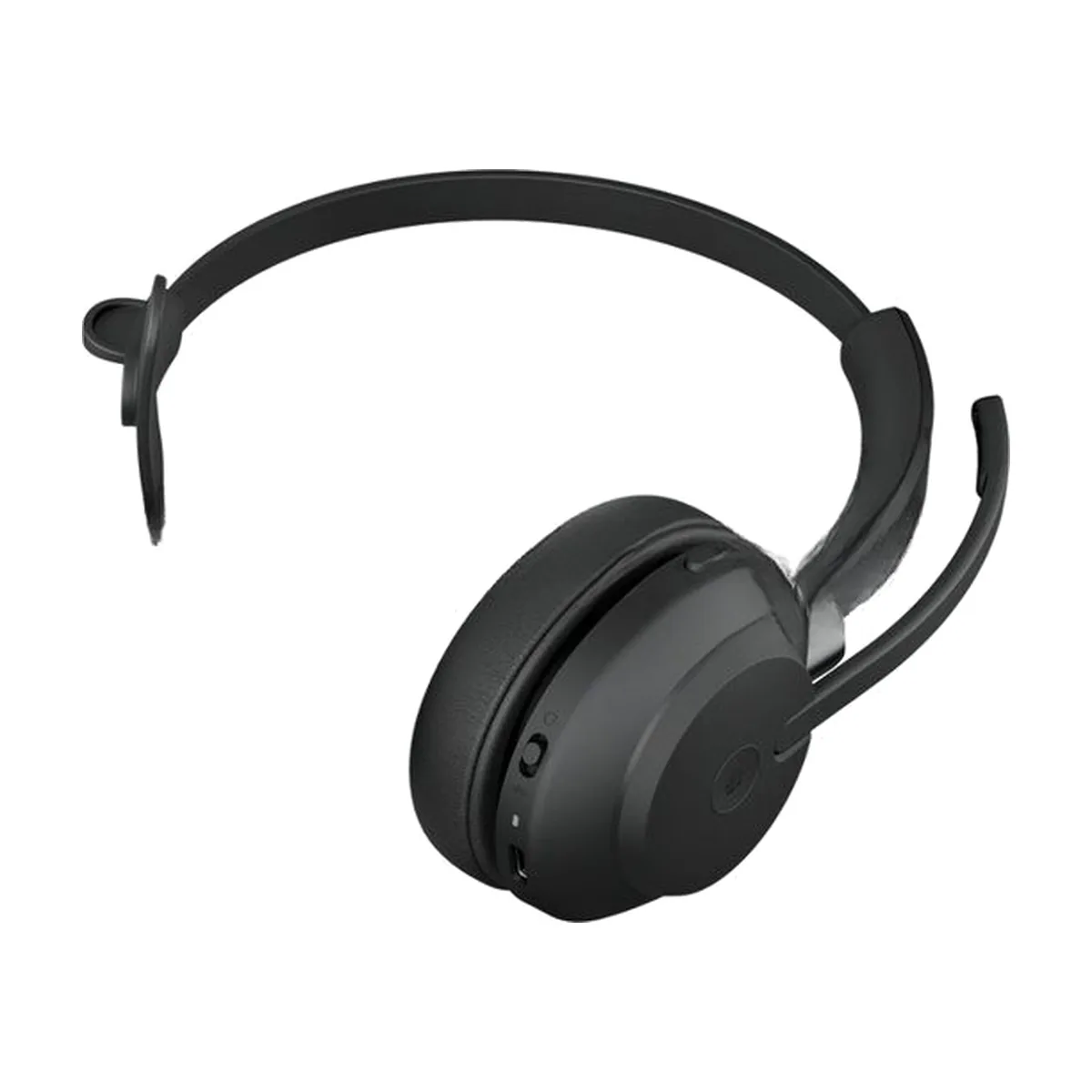Гарнитура Jabra Evolve2 65 MS Mono чёрный, беспроводная + проводная, Bluetooth, до 35 ч, подсветка