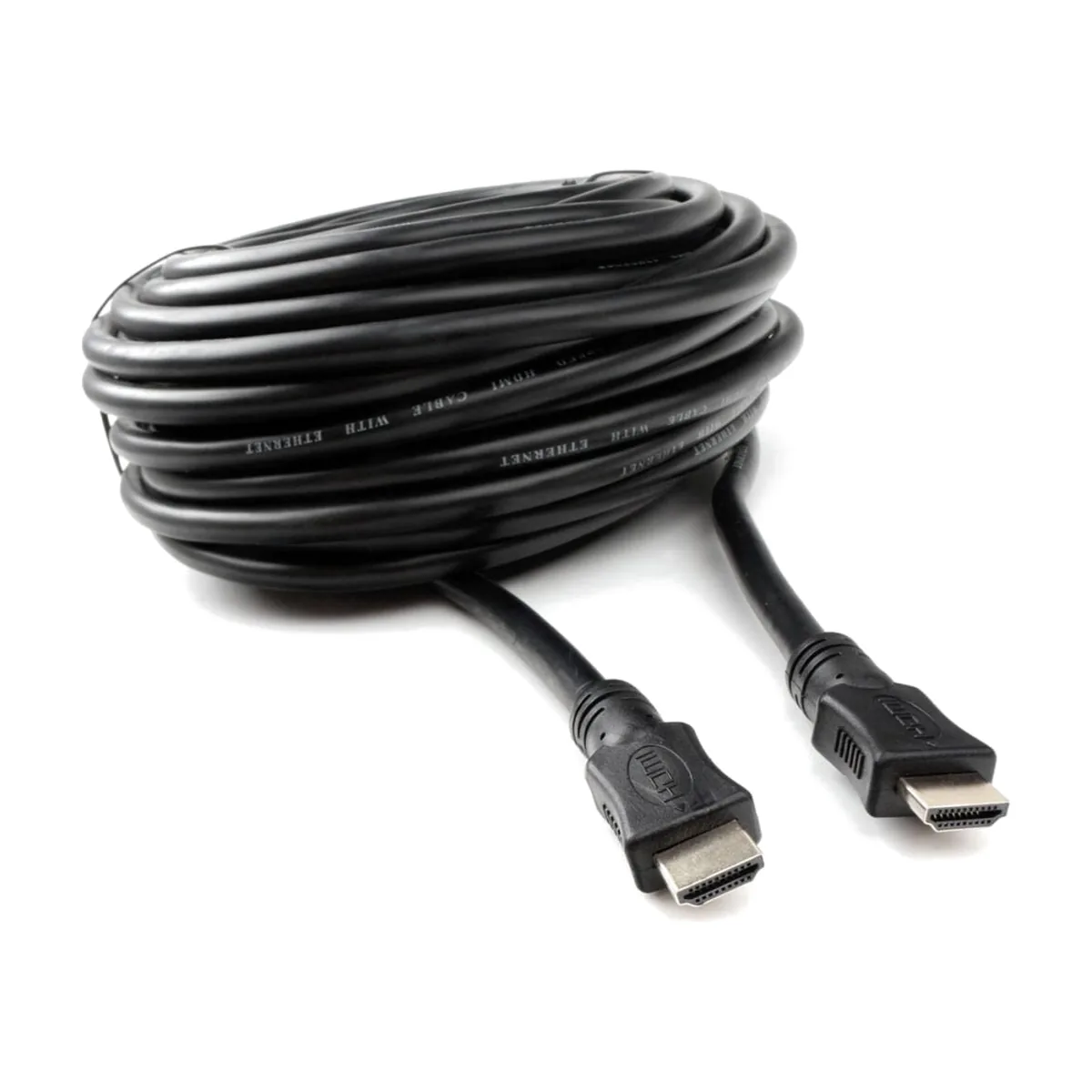 Кабель HDMI Cablexpert CC-HDMI4L-20M, 20м, v2.0, 19M/19M, серия Light, черный, позол.разъемы, экран, пакет