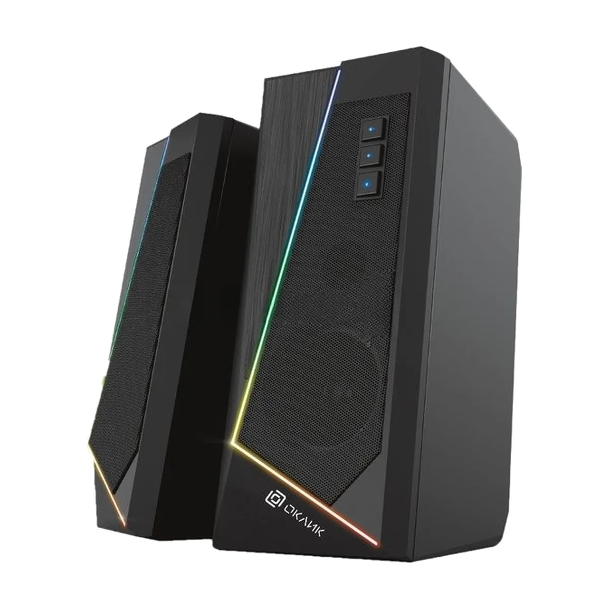 Акустическая система Oklick OK-125 2.0 черный 12Вт