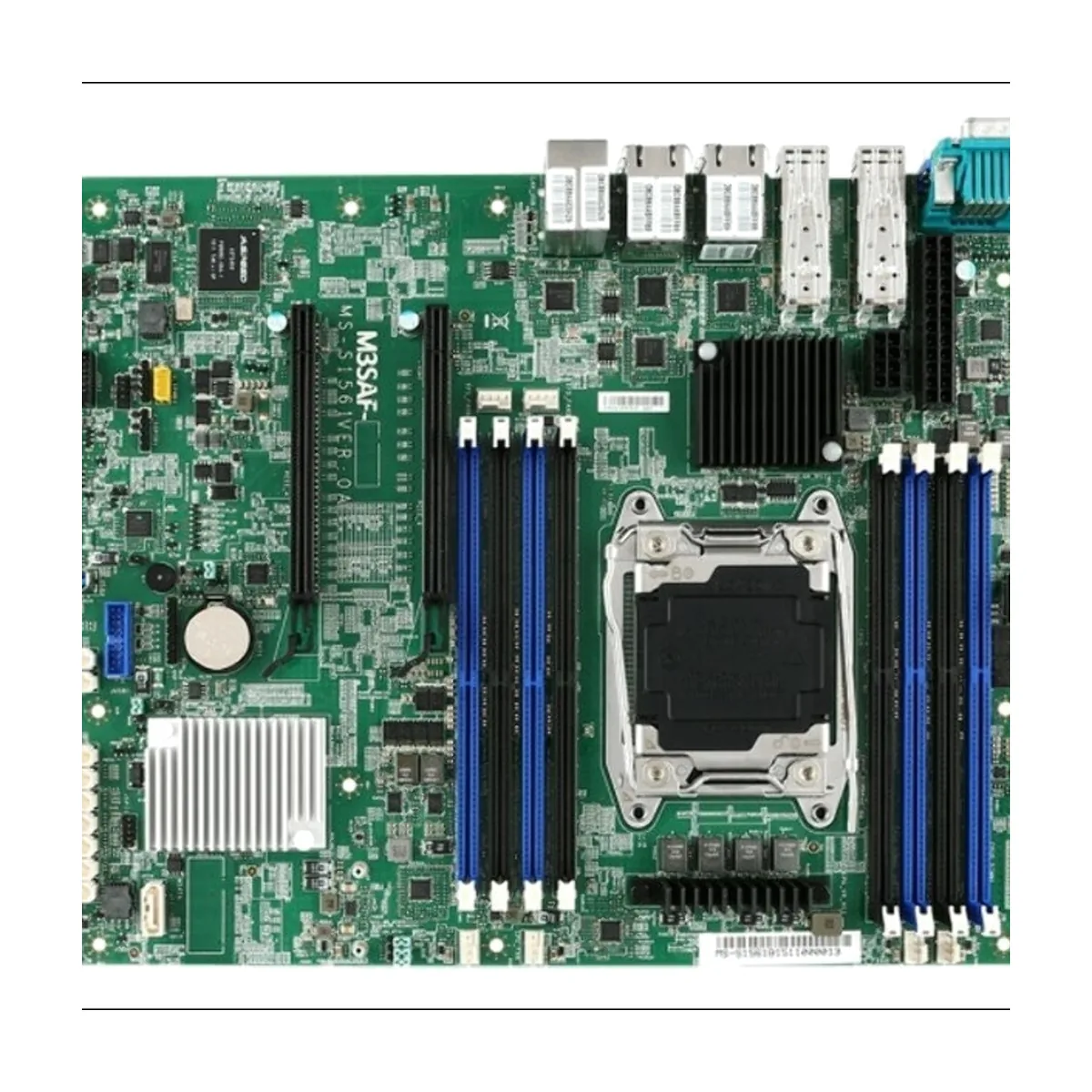 Материнская плата MSI MS-S1251, LGA1366, Intel C236, 8xDDR3, 8xSATA, 2xM.2, 6xPCIe 3.0 x16, DisplayPort, HDMI, D-Sub, 1x2.5Gb LAN, 4xUSB 2.0, 5.1, ATX
