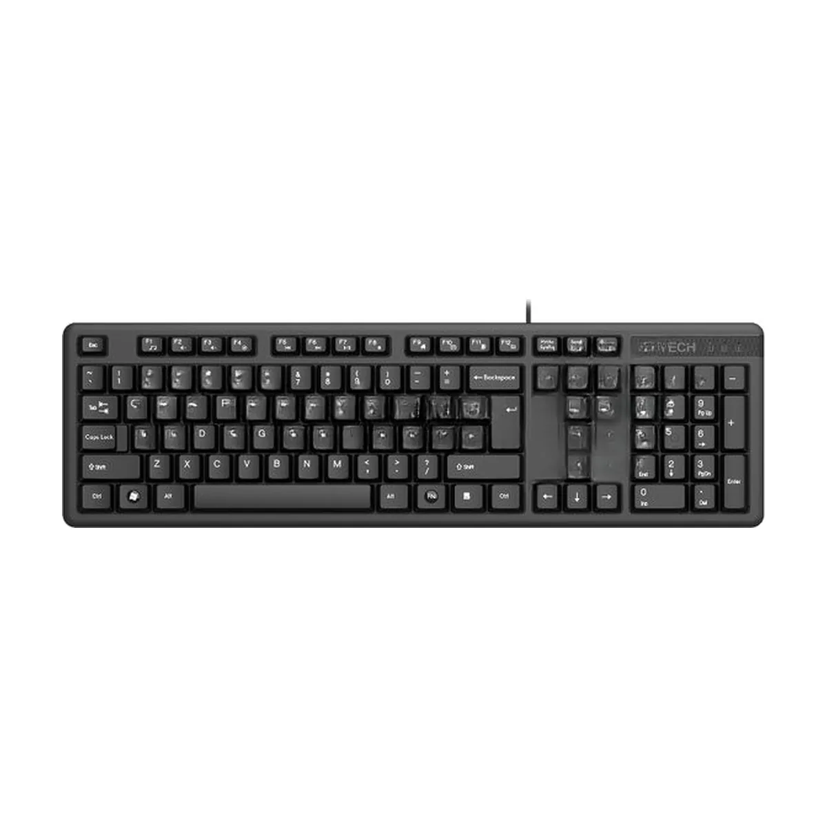 Клавиатура проводная A4Tech KK-3, USB, черный