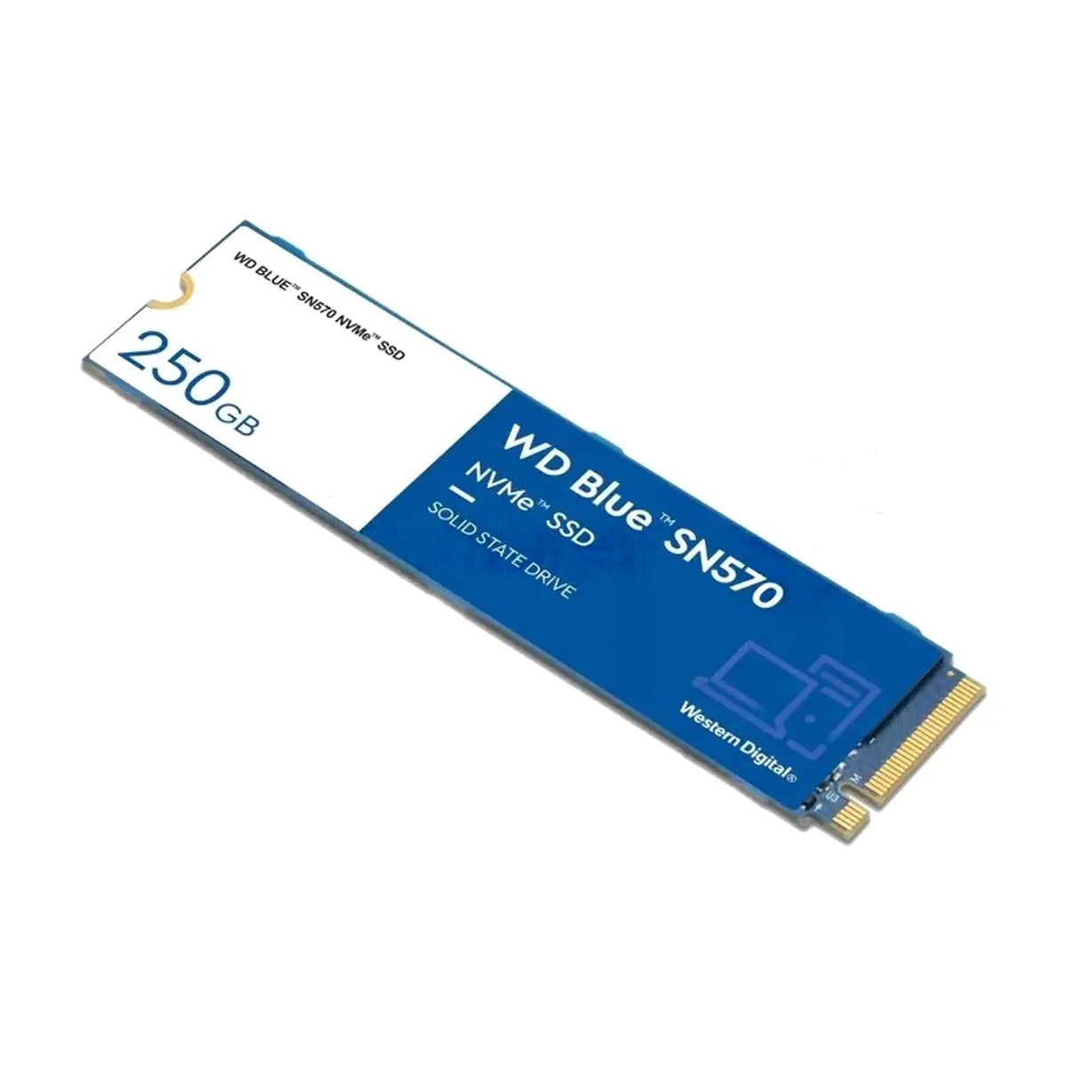 Накопитель SSD WD 250Gb, PCIe 3.0 x4, M.2 2280, Blue SN570 NVMe, R/W 3300/1200
