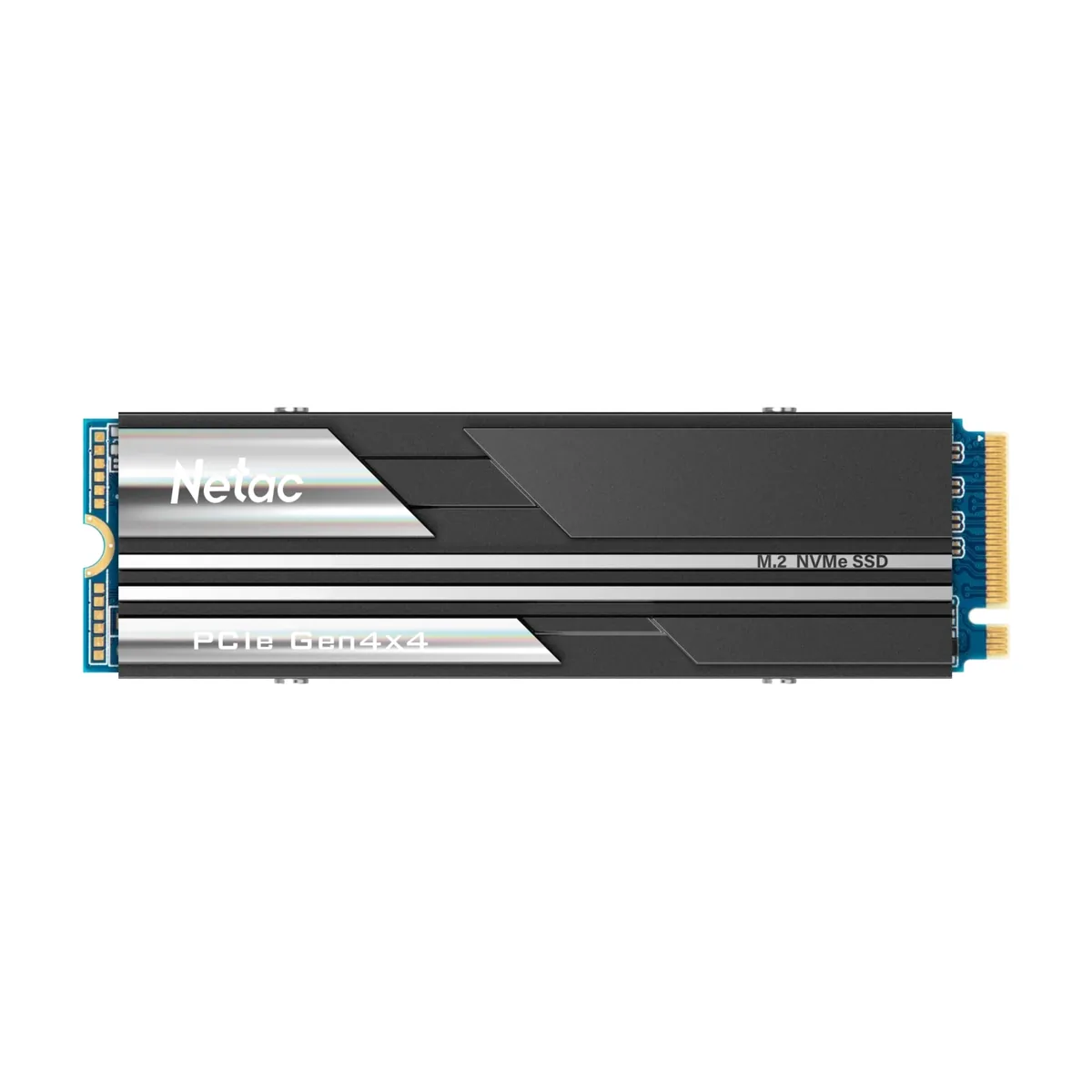 Накопитель SSD Netac NV5000, 500Gb, M.2 2280, PCIe 4.0 x4, NVMe, R/W 5000/2500, с радиатором