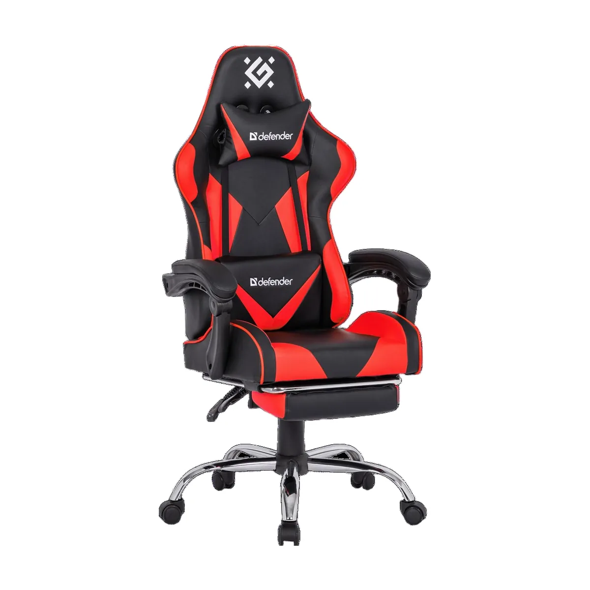 Кресло игровое Defender PILOT RED/BLACK