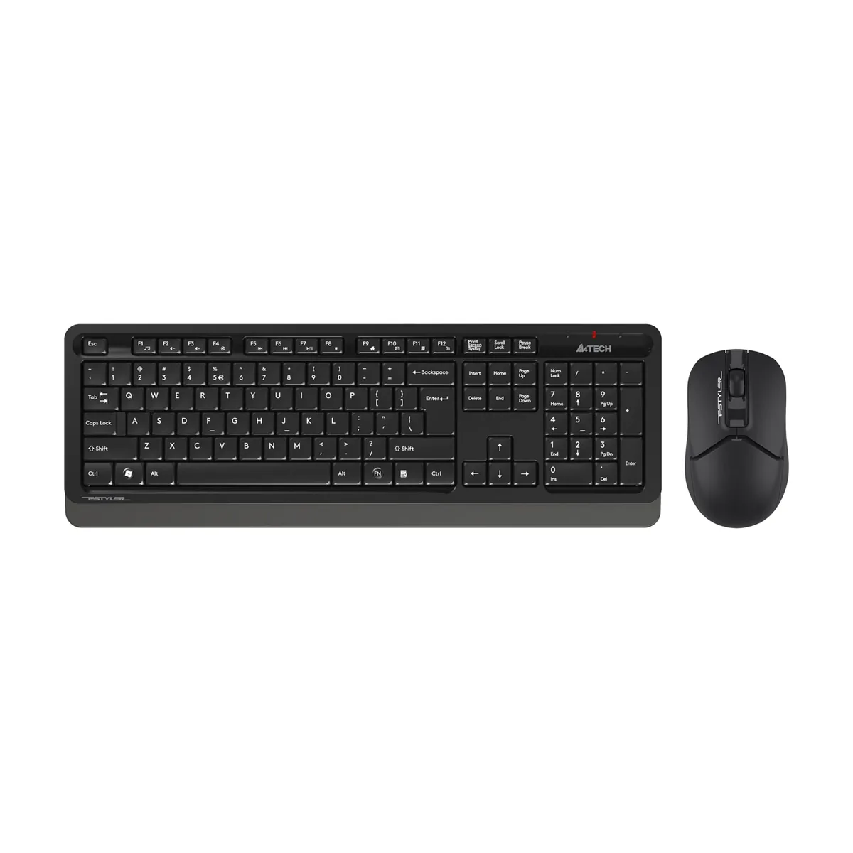 Комплект клавиатура+мышь A4Tech FStyler FG1012 беспроводной, USB, 1200 DPI, черный
