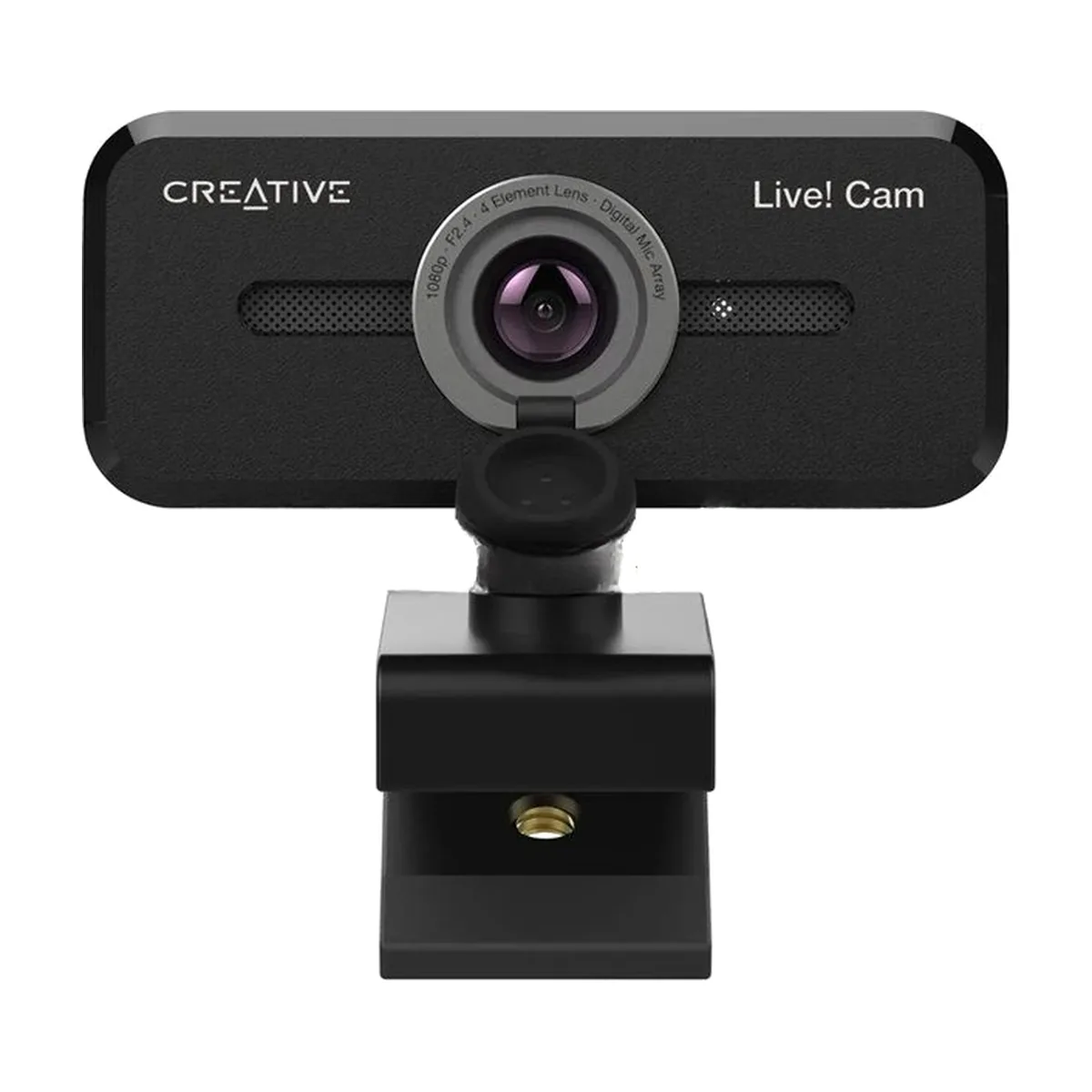 Веб-камера Creative Live! Cam Sync 1080p V2 1920x1080, 30 кадр/с, USB Type-A, микрофон, шторка приватности, универсальное крепление