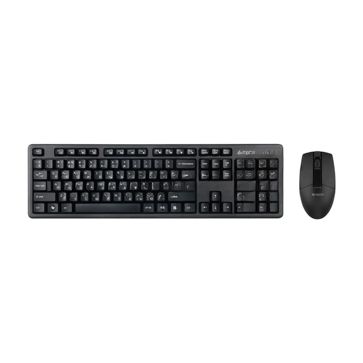 Комплект клавиатура+мышь A4Tech 3330N беспроводной, USB, 1200 DPI, чёрный