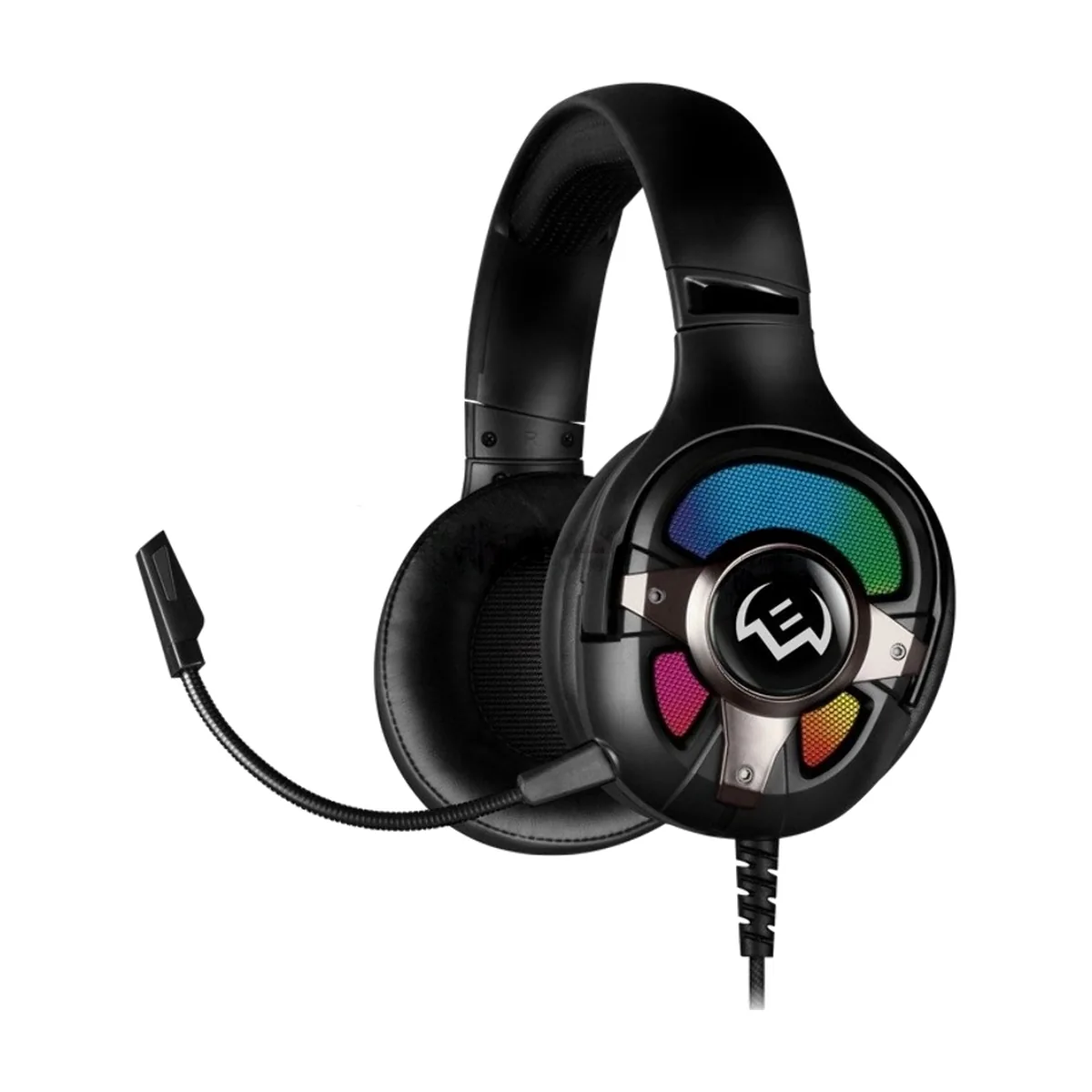 Гарнитура Sven AP-U1100MV чёрный, проводная, USB, подсветка