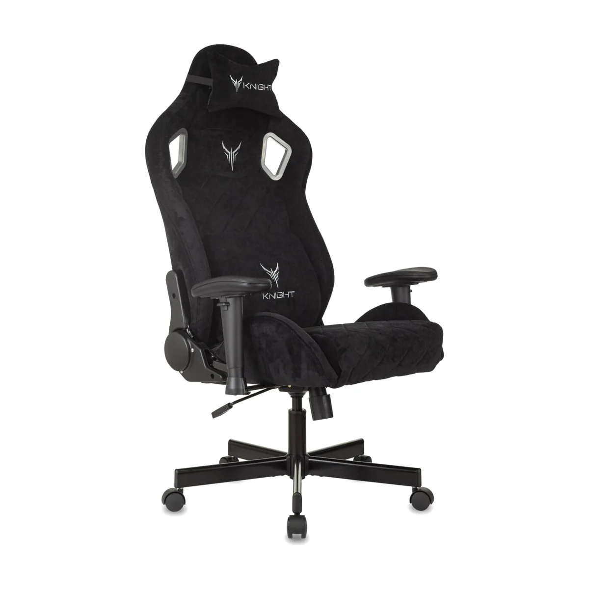Кресло Бюрократ Knight Outrider Light-20 черный, ткань, 120 кг, механизм качания