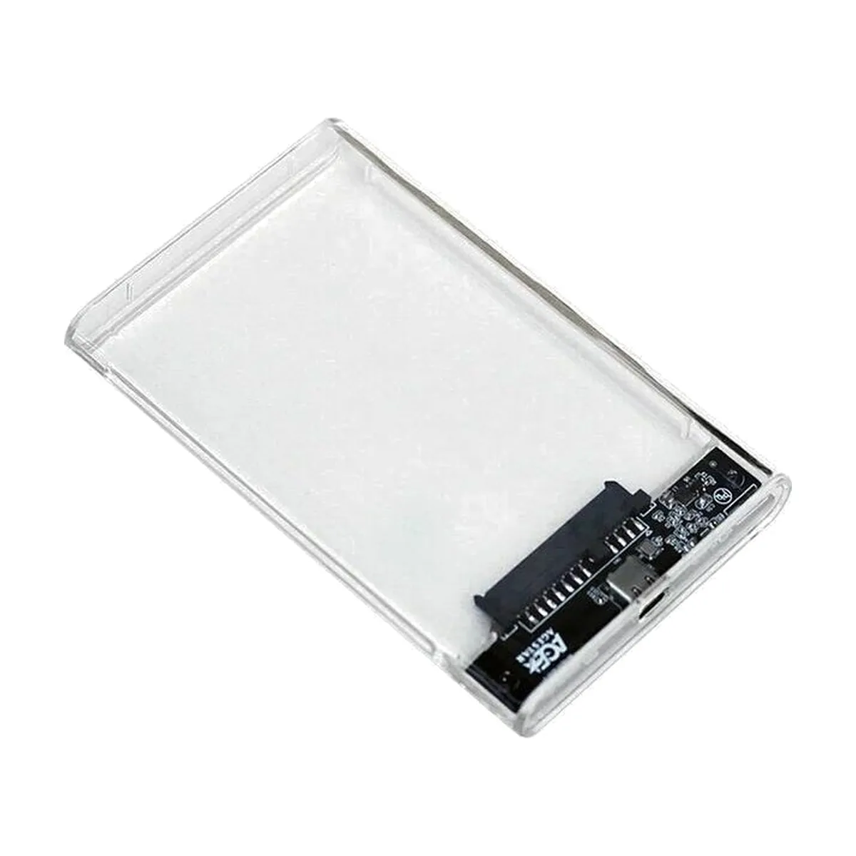 Внешний корпус для HDD/SSD AgeStar 3UB2P4C SATA III пластик прозрачный 2.5"